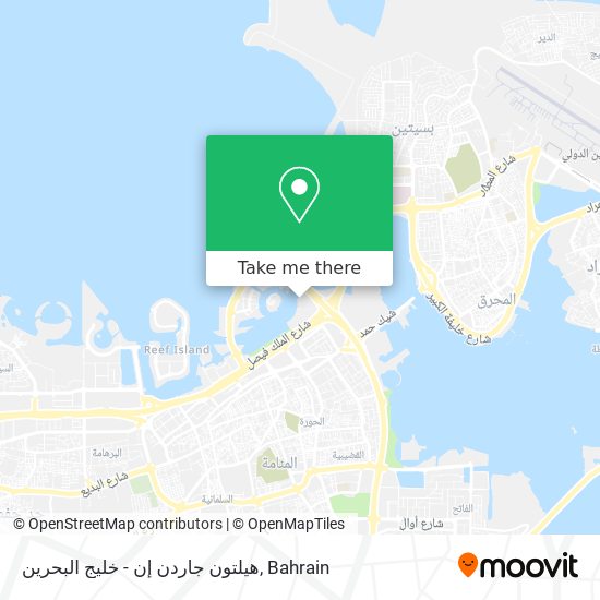 هيلتون جاردن إن - خليج البحرين map