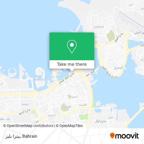 بيتزا بليز map