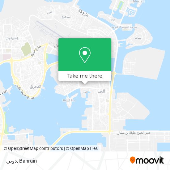 دوبي map
