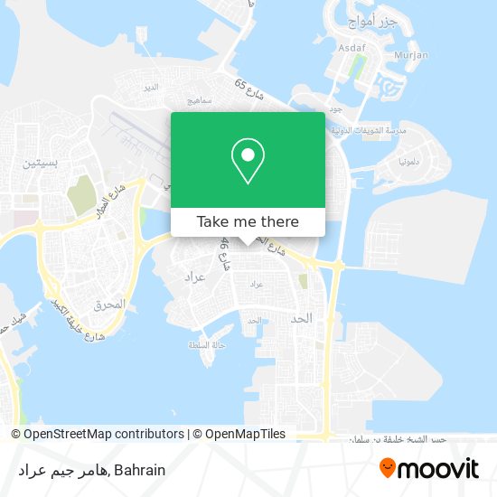 هامر جيم عراد map