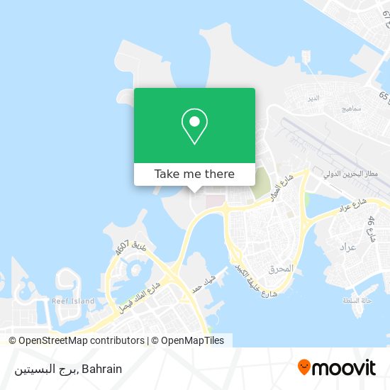 برج البسيتين map