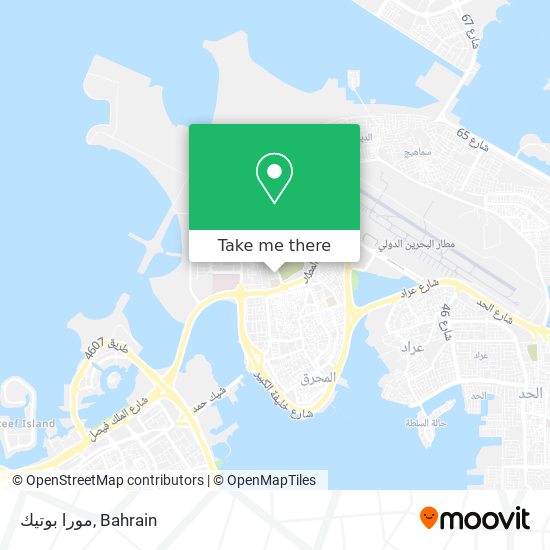 مورا بوتيك map