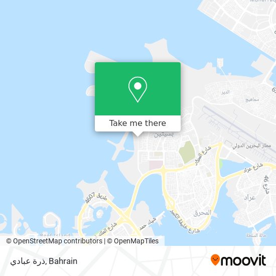 ذرة عبادي map