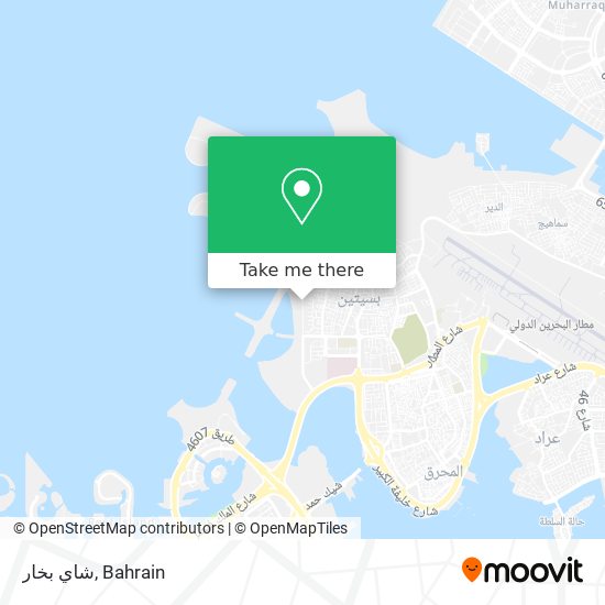شاي بخار map