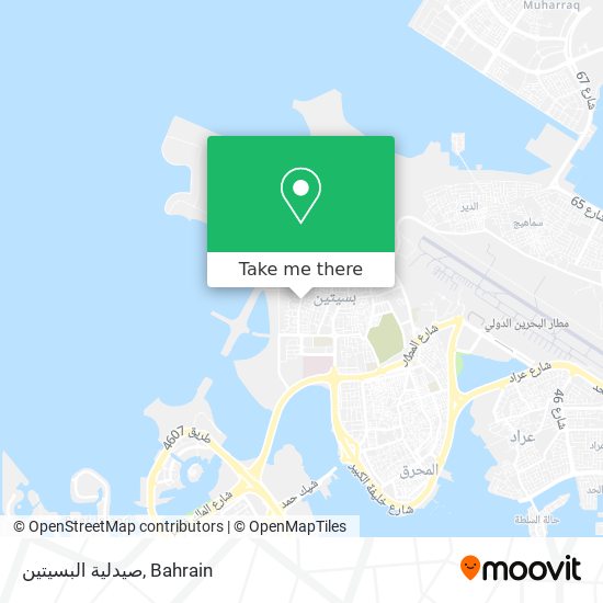 صيدلية البسيتين map