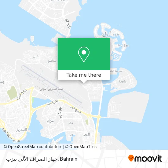 جهاز الصراف الآلي بيزب map