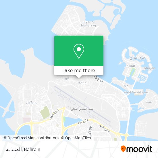 الصندقه map