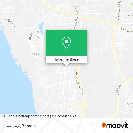 مونش باص map