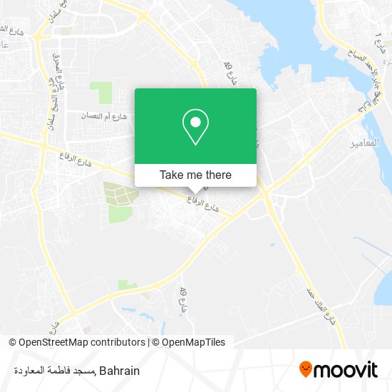 مسجد فاطمة المعاودة map