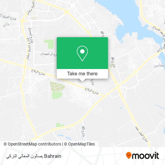 صالون المعالي التركي map