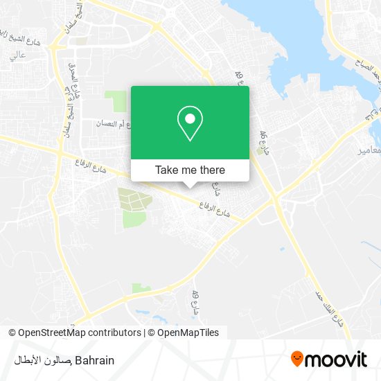 صالون الأبطال map