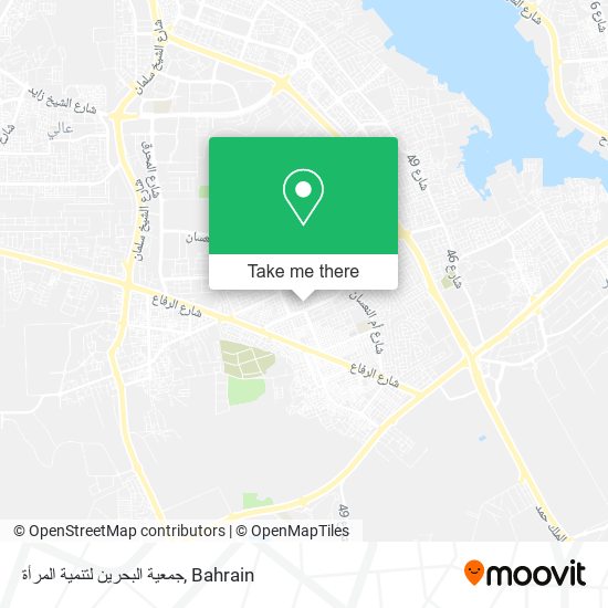 جمعية البحرين لتنمية المرأة map
