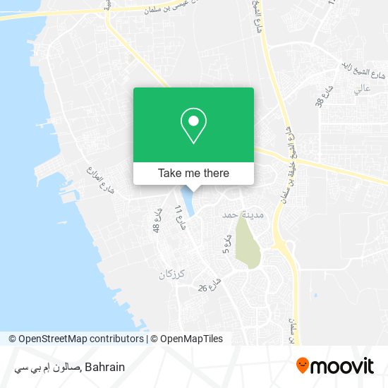 صالون إم بي سي map
