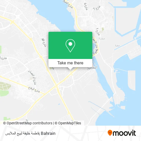 فاطمة خليفة لبيع الملابس map
