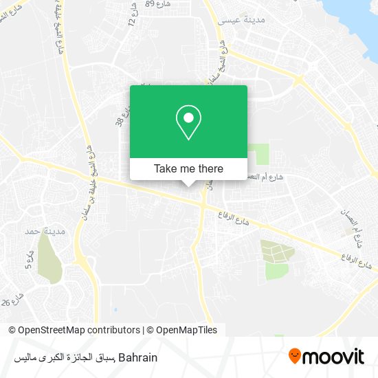 سباق الجائزة الكبرى ماليس map