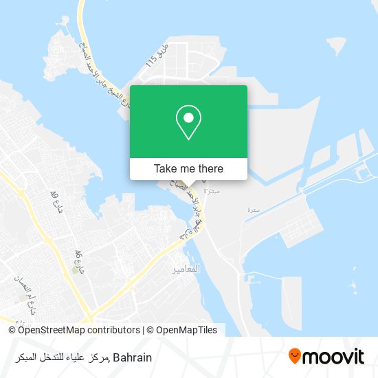 مركز علياء للتدخل المبكر map