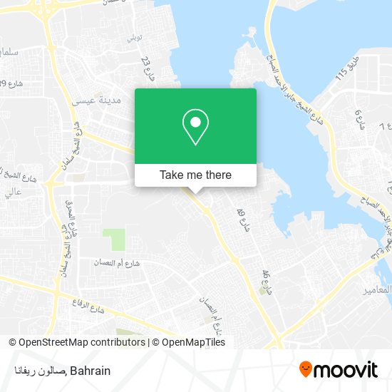 صالون ريفانا map