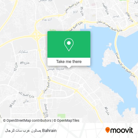 صالون عرب سات للرجال map