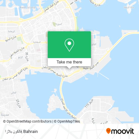 فالكون بلازا map