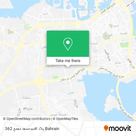 بلاد القديم-مسجد مجمع 362 map