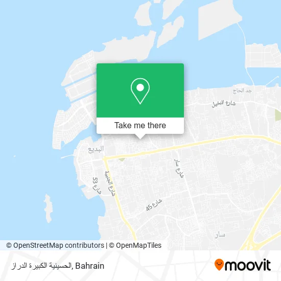 الحسينية الكبيرة الدراز map