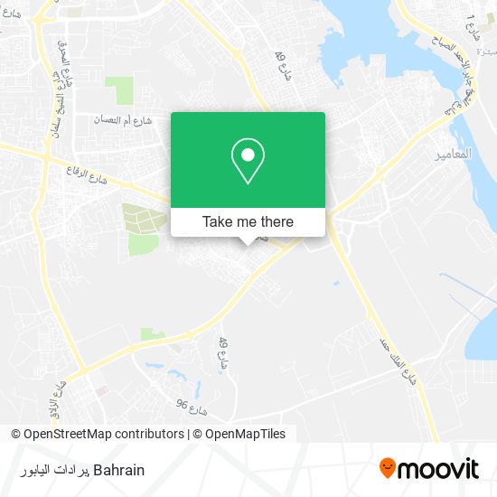 برادات اليابور map