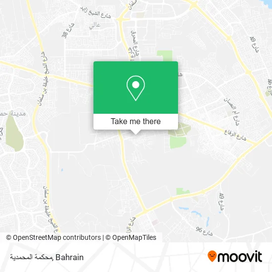 محكمة المحمدية map