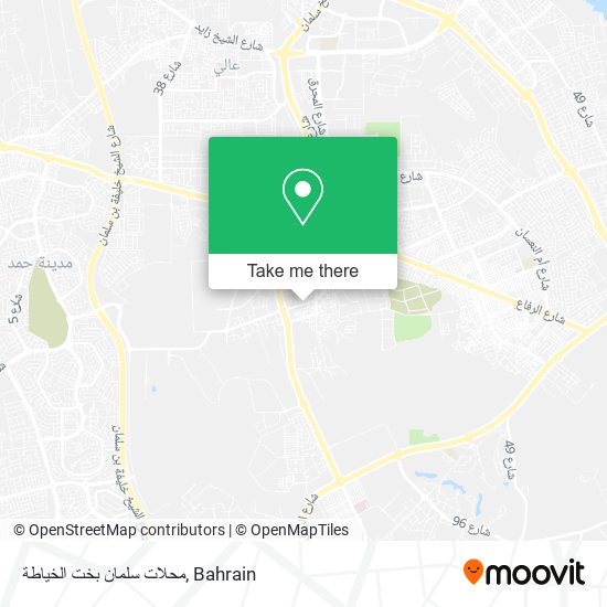 محلات سلمان بخت الخياطة map