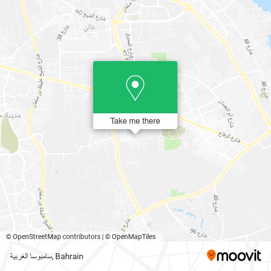سامبوسا الغربية map