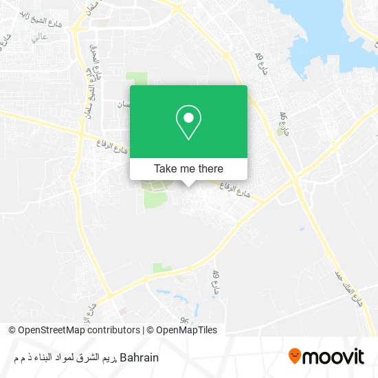 ريم الشرق لمواد البناء ذ م م map