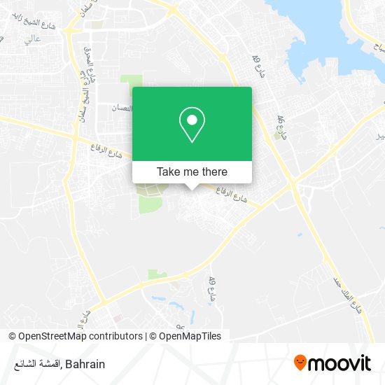 اقمشة الشائع map