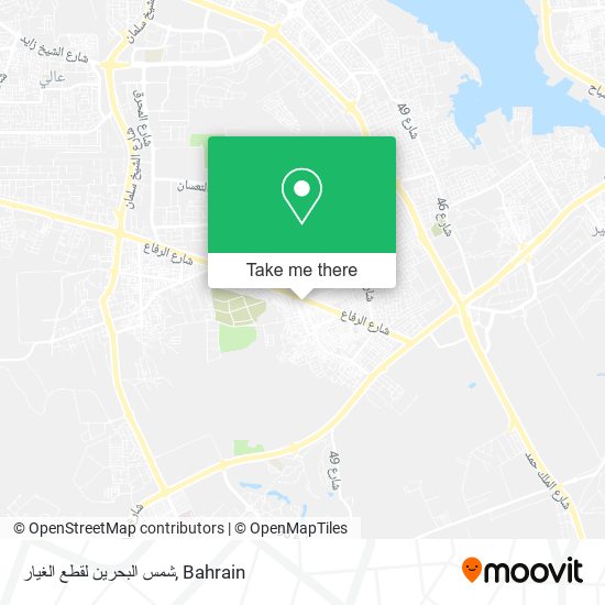 شمس البحرين لقطع الغيار map