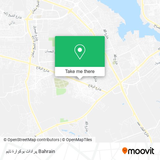 برادات بوكوارة تايم map