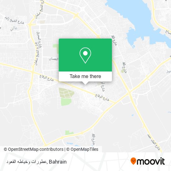 عطورات وخياطه القعود map