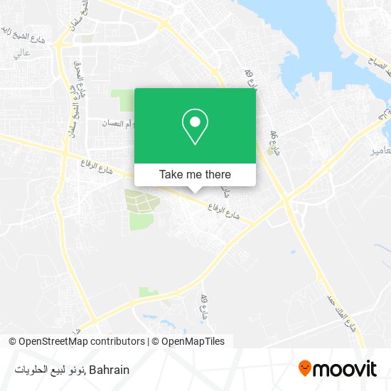 نونو لبيع الحلويات map