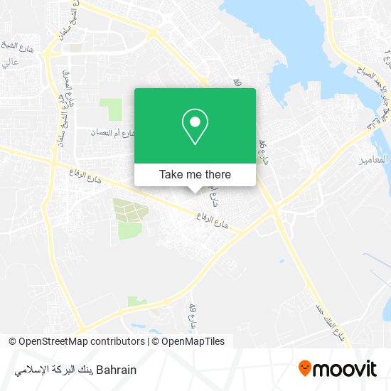 بنك البركة الإسلامي map