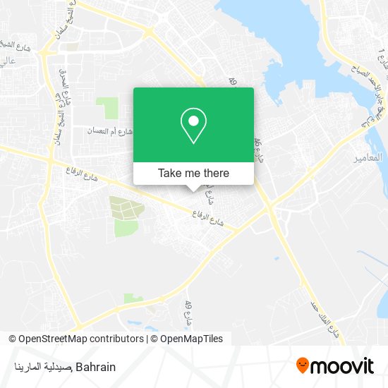 صيدلية المارينا map