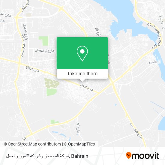 شركة المحضار وشريكه للتمور والعسل map
