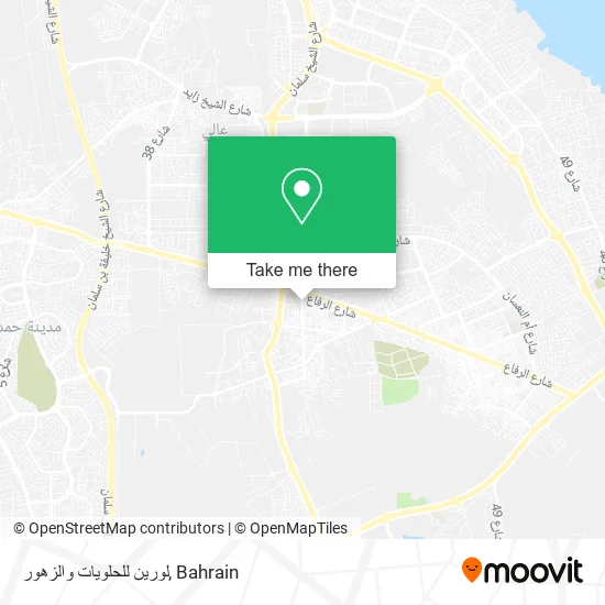 لورين للحلويات والزهور map