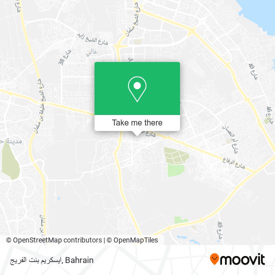 ايسكريم بنت الفريج map