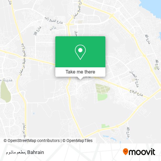 مطعم ماشوم map