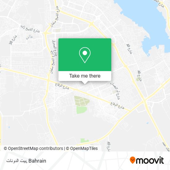 بيت الدونات map
