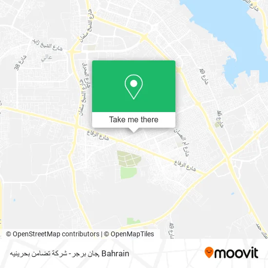 جان برجر- شركة تضامن بحرينيه map