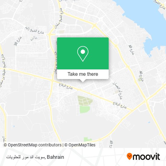 سويت اند مور للحلويات map