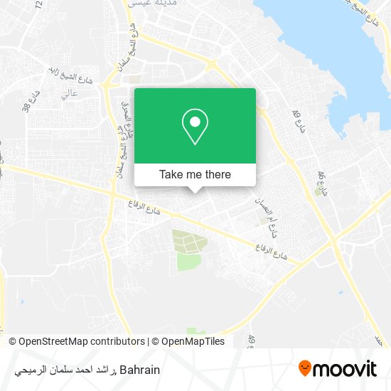 راشد احمد سلمان الرميحي map