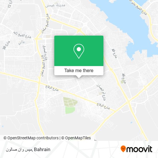 ميس وان صالون map