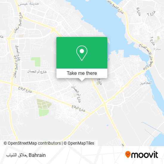 حلاق الشياب map