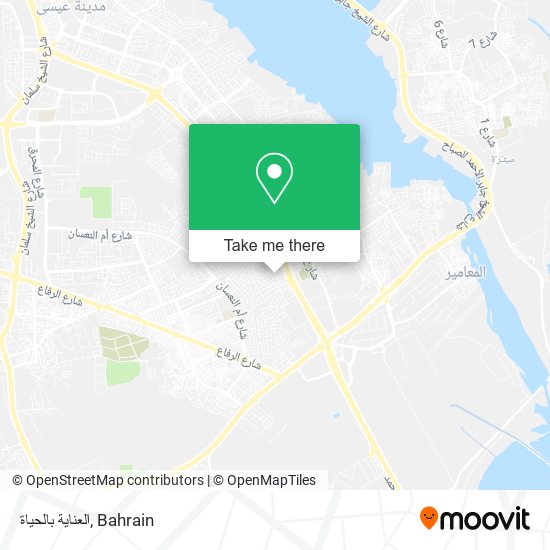 العناية بالحياة map