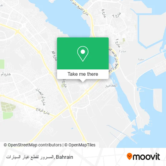 المسرور لقطع غيار السيارات map