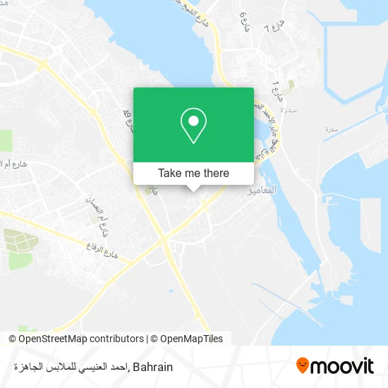 احمد العنيسي للملابس الجاهزة map
